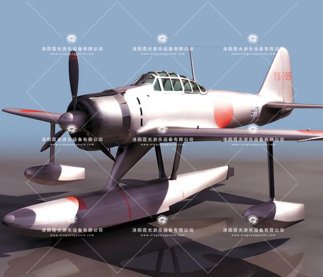 公坡镇3D模型飞机_